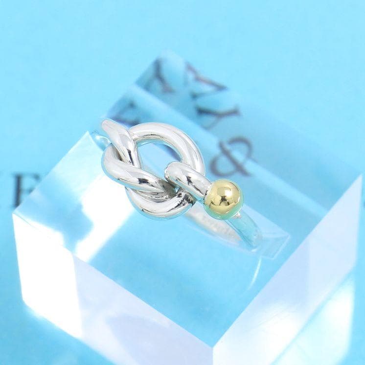 ティファニー　TIFFANY　11.5号　フック＆アイ リング　良品 1216