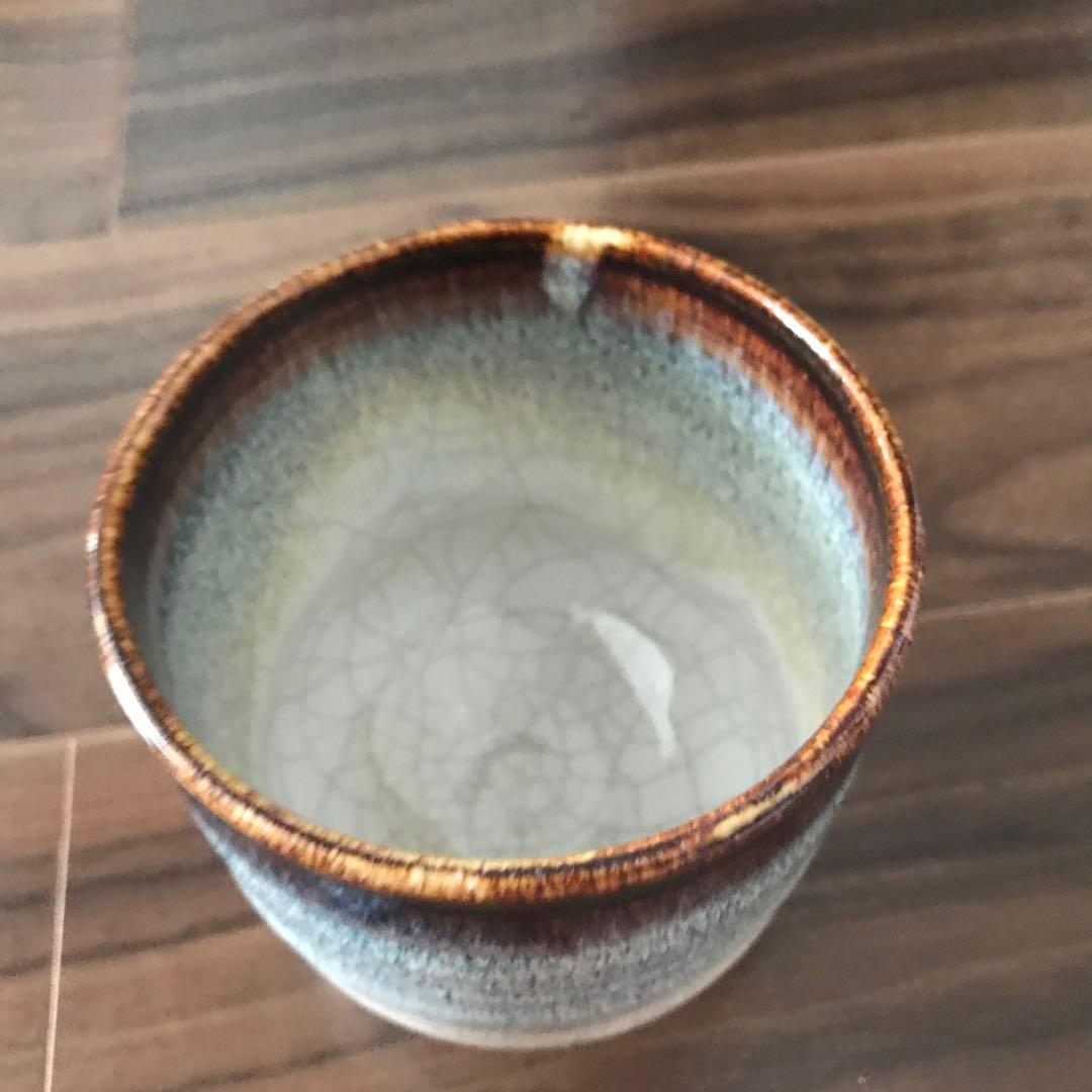 唐津焼 筒茶碗 紙箱