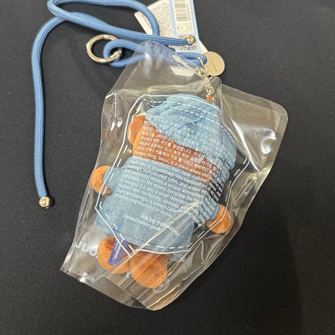 新品　ミッフィー デニム　マスコット 3体セット　ショッパー付　韓国限定　聖水①