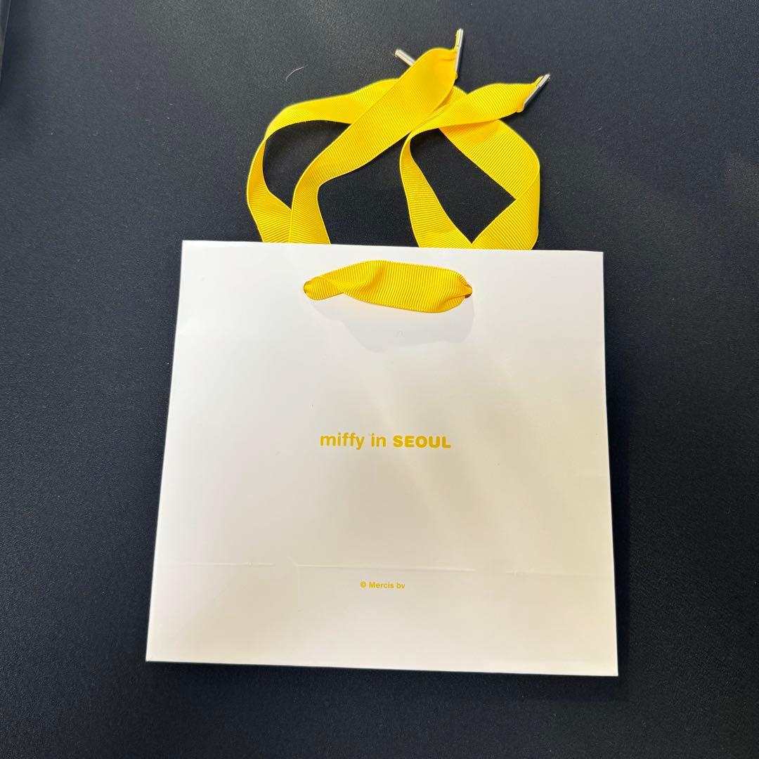 新品　ミッフィー デニム　マスコット 3体セット　ショッパー付　韓国限定　聖水①