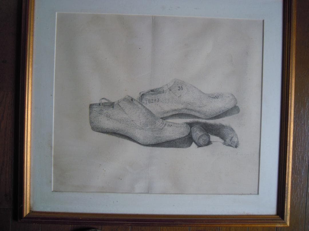 靴の木型とミンクの尻尾