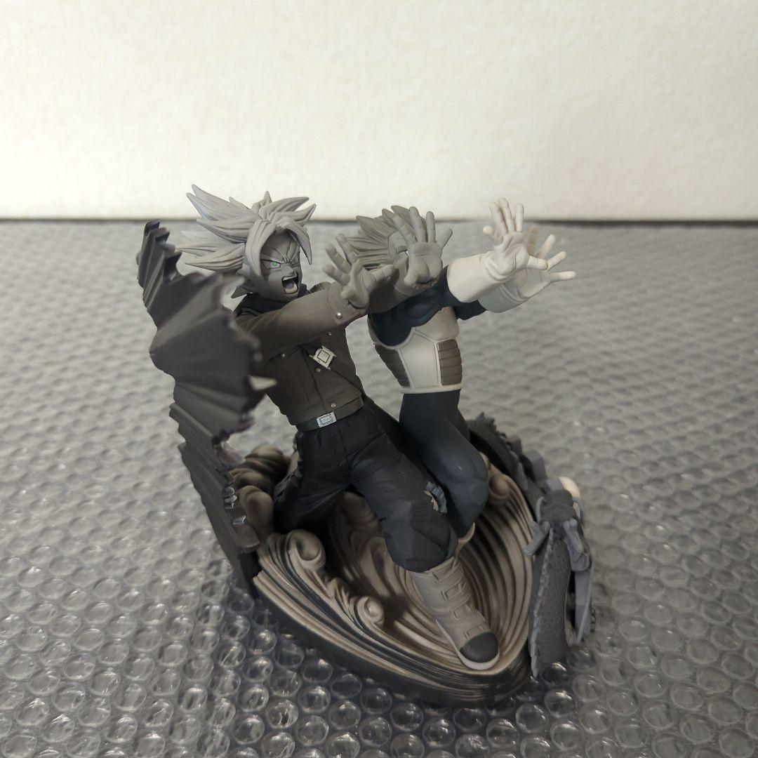 【希少】SMSDⅡ ベジータ トランクス D賞 04 白黒トーン彩色 フィギュア