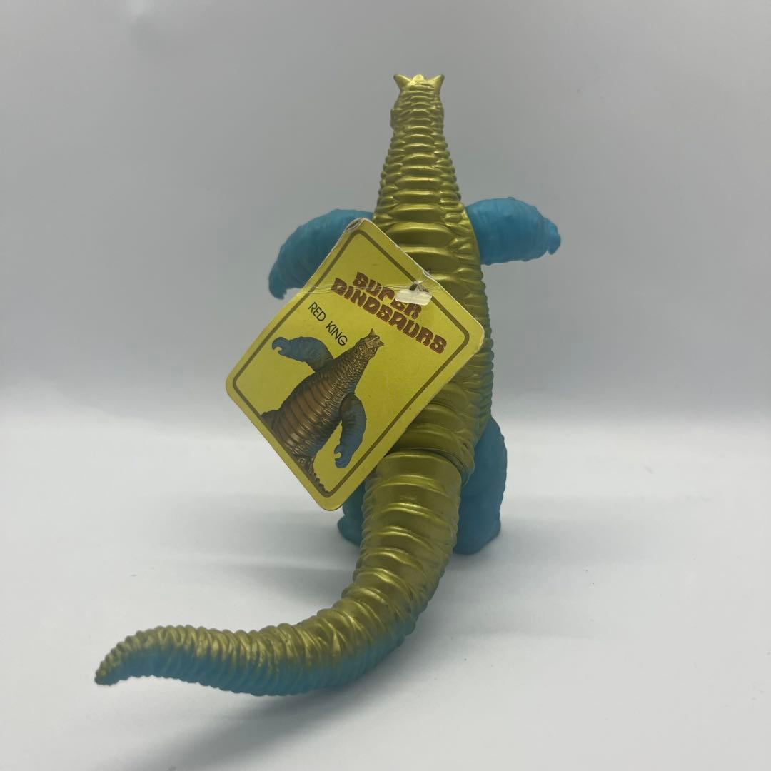 2本ツノ レッドキング パチ 怪獣 ソフビ 円谷プロ ブルマァク マルサン 当時