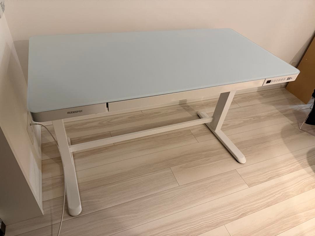 Flexispot EG8 昇格デスク 高さ調整 デスク ホワイト あやち