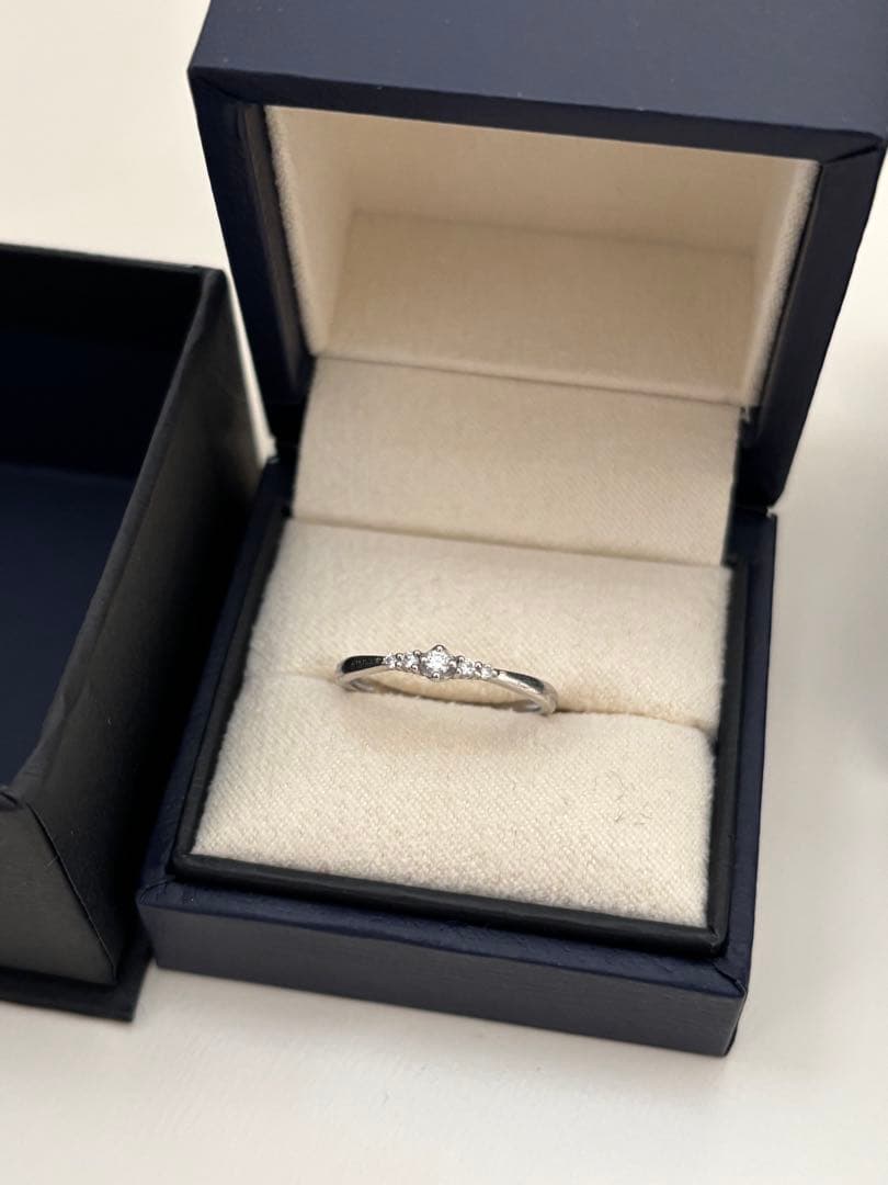 miico 再出品 ヴァンドーム青山プラチナリング 9号 美品