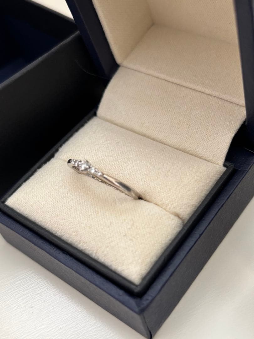 miico 再出品 ヴァンドーム青山プラチナリング 9号 美品