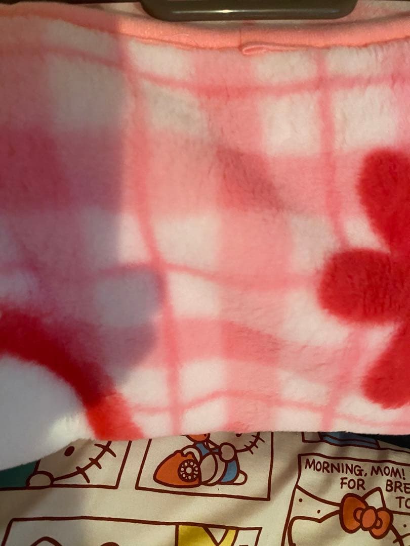 カオハナ　キティ　お花　毛布　ブランケット