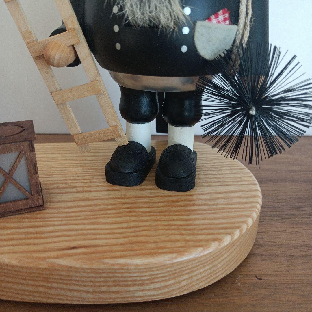 くるみ割り人形〈煙突掃除夫と街灯〉リヒャルトグレーザー ザイフェン ランプ付置物