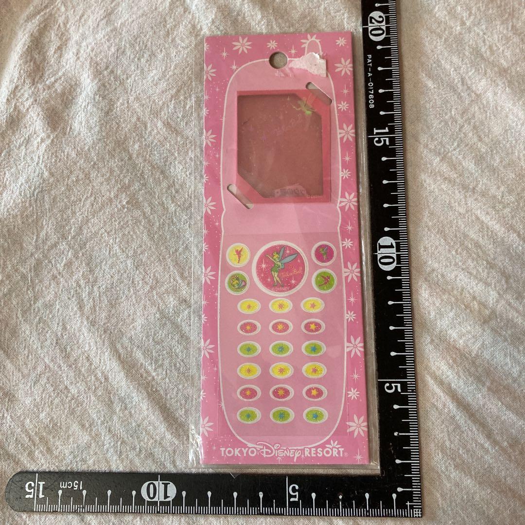 平成レトロ　ガラケーシール　東京ディズニーリゾート　ティンカーベル　新品未使用