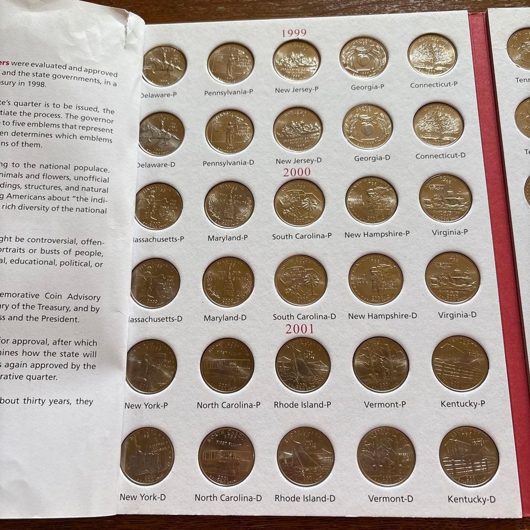QUARTERS STATE SERIES 25セント 120フルセット