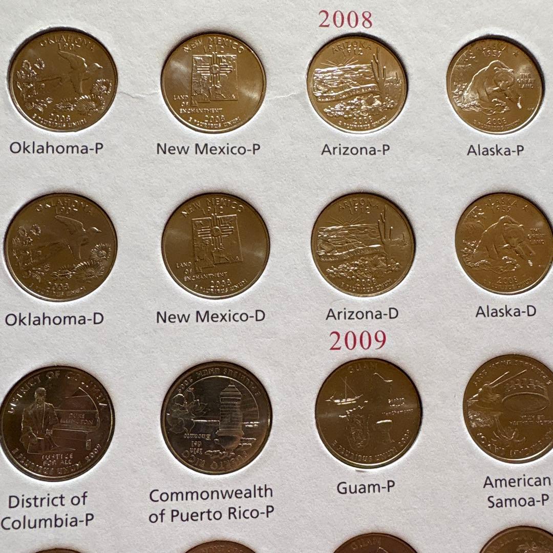 QUARTERS STATE SERIES 25セント 120フルセット