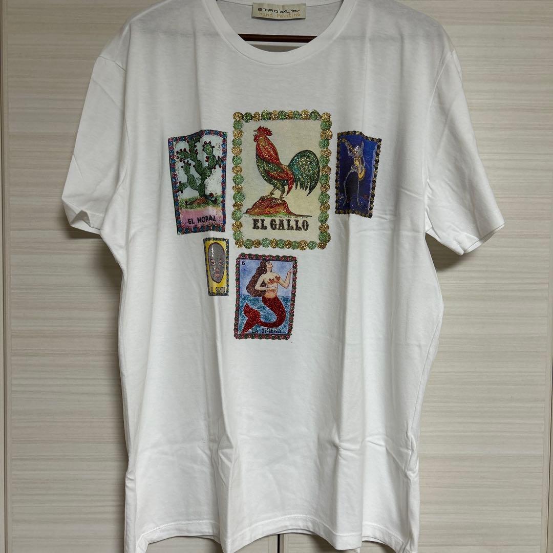 ETRO hand PaintinG エトロ　Tシャツ