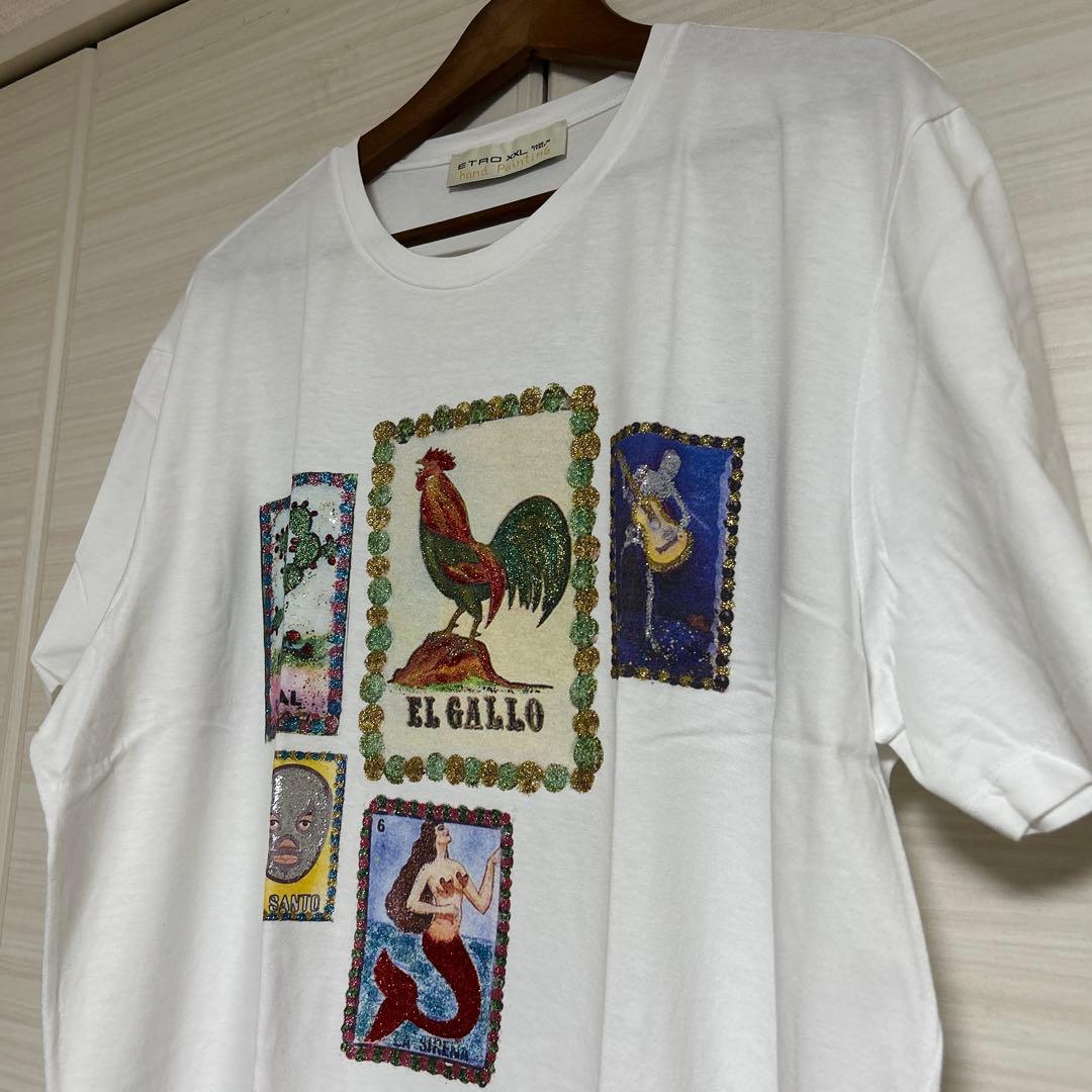 ETRO hand PaintinG エトロ　Tシャツ