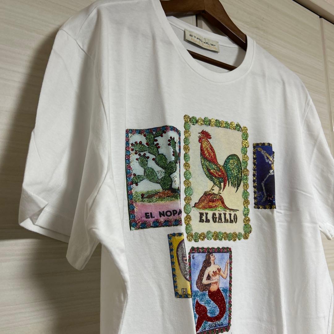 ETRO hand PaintinG エトロ　Tシャツ