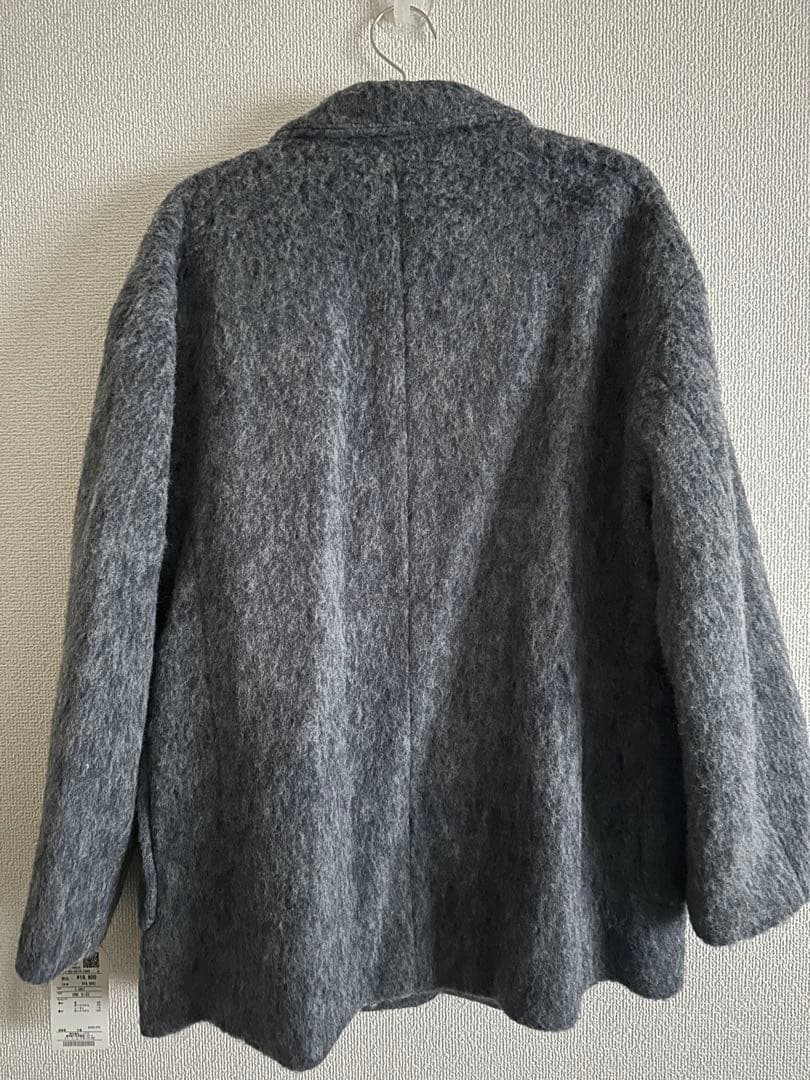 SHIPS any: ☆ ウール ミックス シャギー シングル コート　新品
