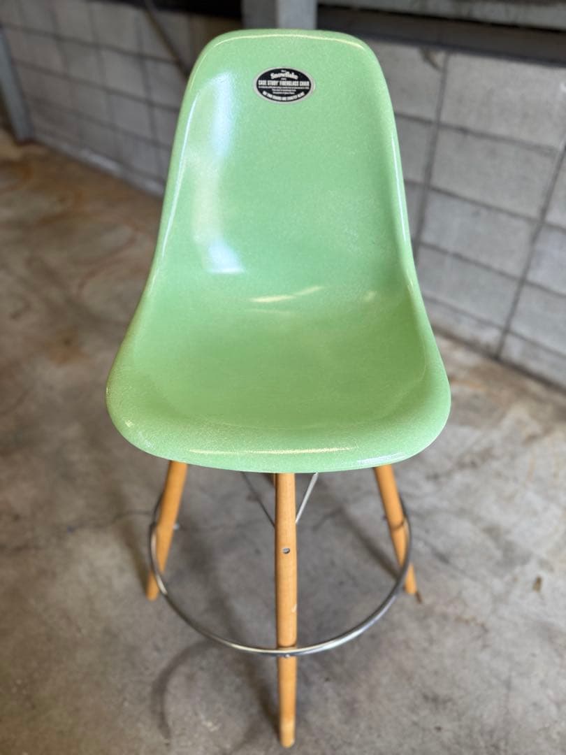 【展示品・中古】MODERNICA モダニカ バースツール グリーン②