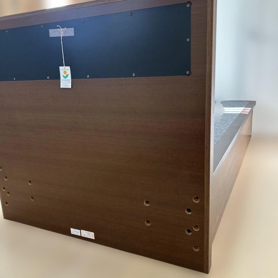 収納付きシングルベッドフレーム