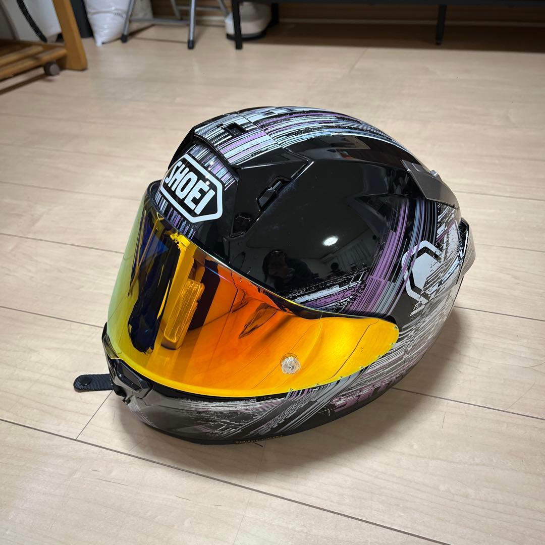 SHOEI Xfifteen クロスロゴ ブラック/マルチカラー