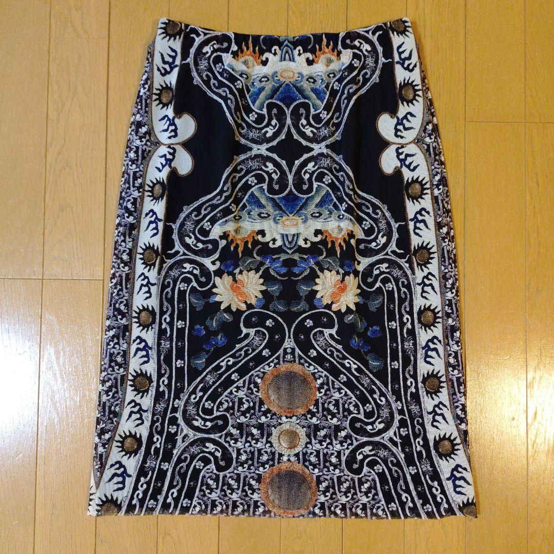 ヴィヴィアンタム　膝丈スカート　ドラゴン　　サイズ　38