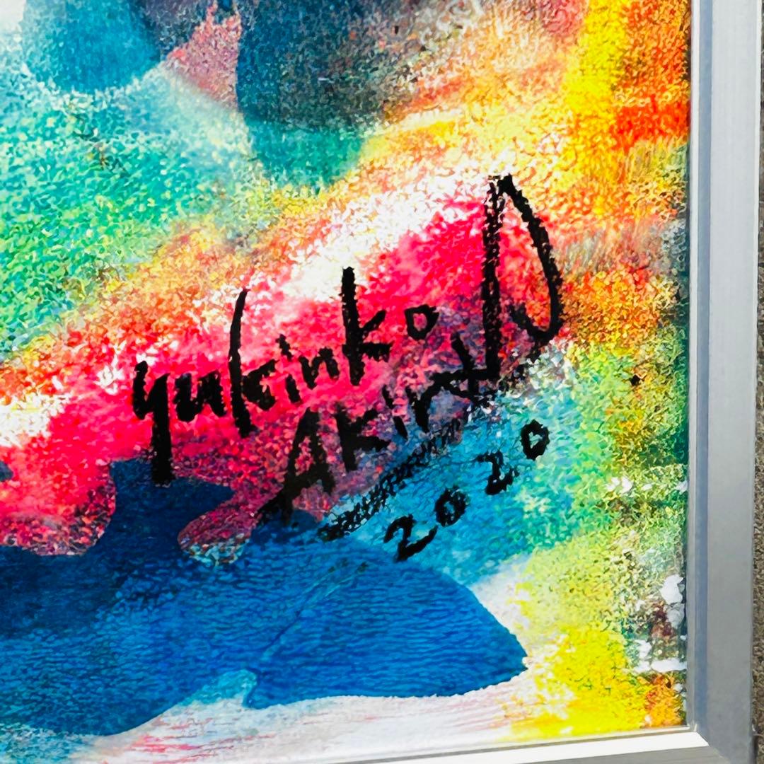 希少 ユキンコアキラ 直筆サイン入り　B2 額装　ゴットオブタレント出演