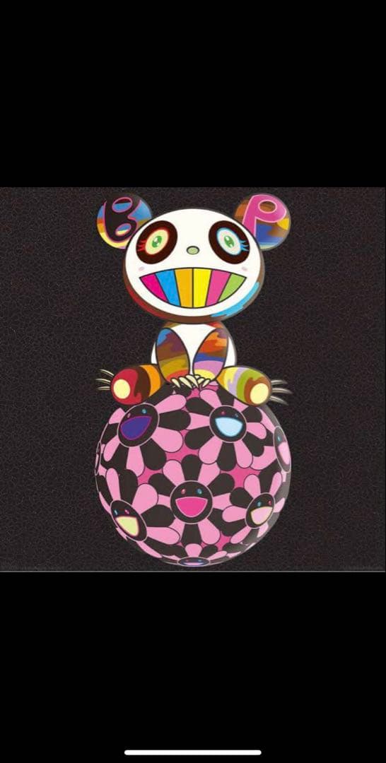 新品未開封!!村上隆　BLACK PINK パンダ　コラボ　ポスター　限定