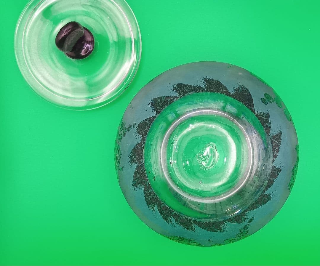 ガラス器 蓋もの