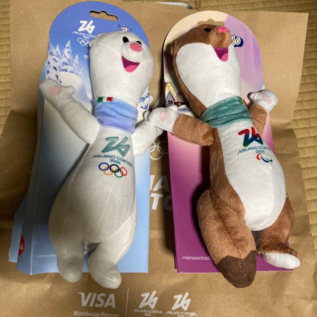 2026ミラノコルティナオリンピック マスコット ぬいぐるみセット