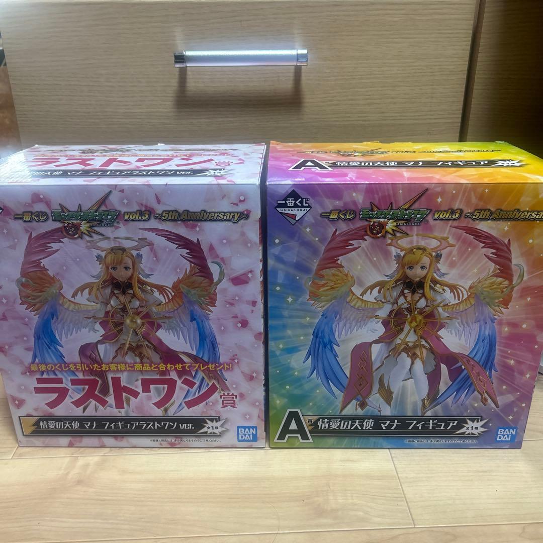 モンスターストライク　一番くじ　ラストワン賞　A賞2個セット　マナ　フィギュア