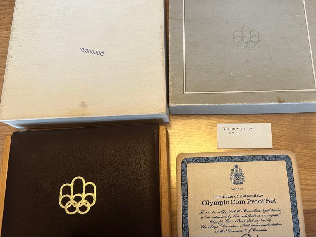 モントリオールオリンピック1976年銀製セット