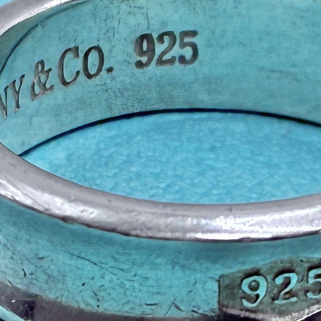 【希少サイズ】ティファニー 19.5号 ナローリング シルバー 大きめ 指輪