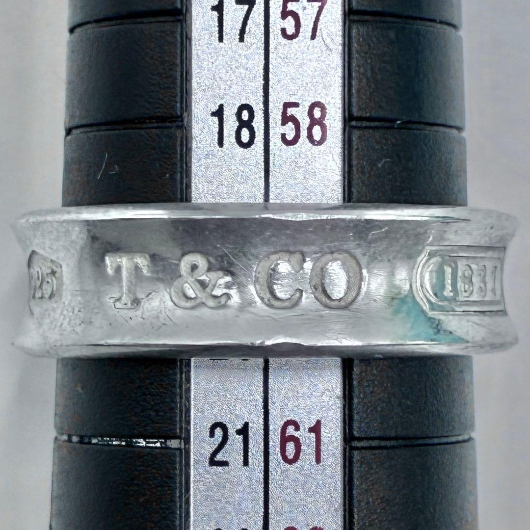 【希少サイズ】ティファニー 19.5号 ナローリング シルバー 大きめ 指輪