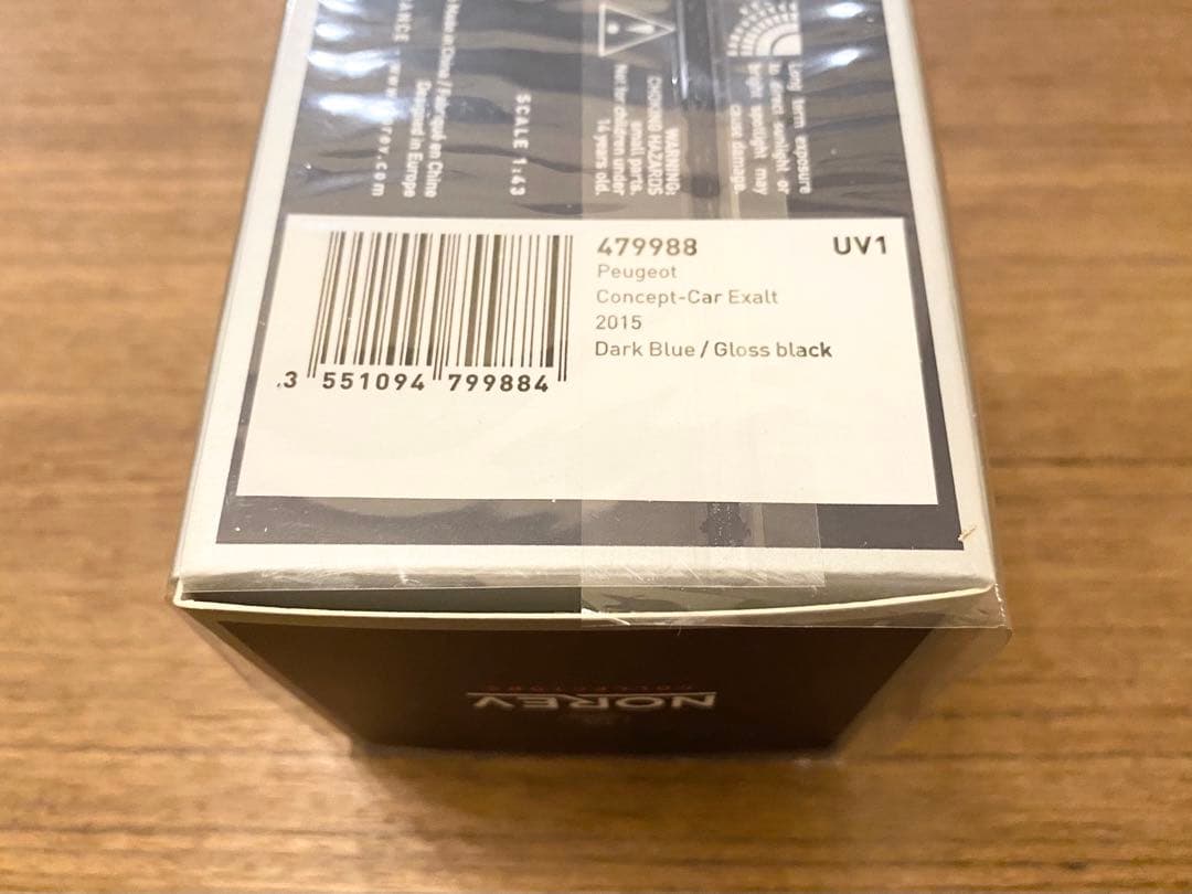 新品 希少！1/43 ノレブ プジョー エグザルト コンセプト 2015 ブルー