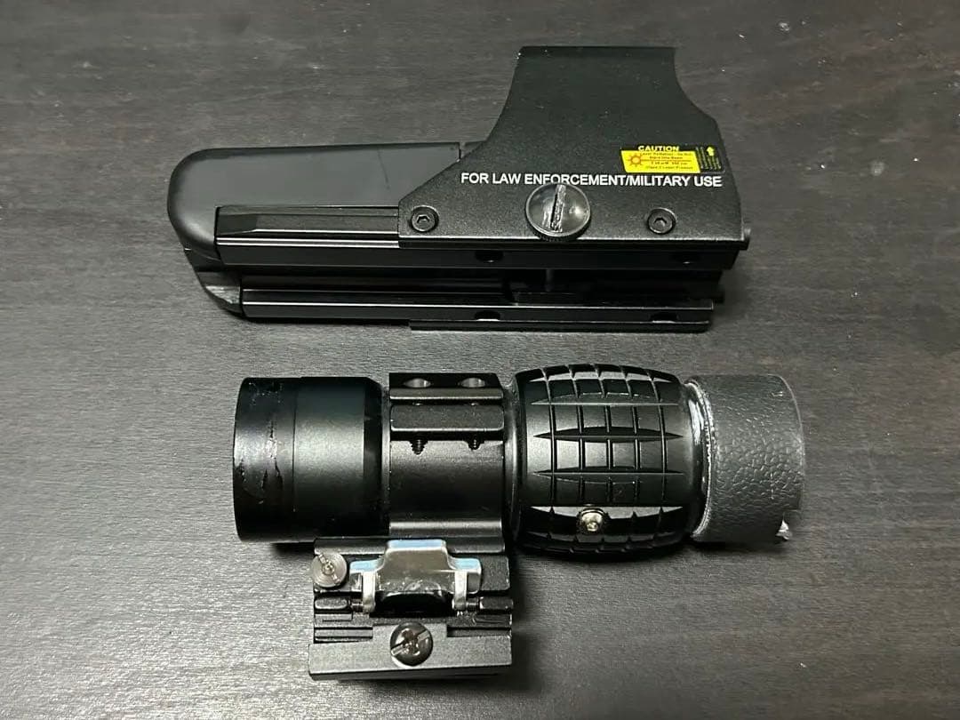 動作確認済み サバゲー ホロサイト マグニファイア セット メーカー不明