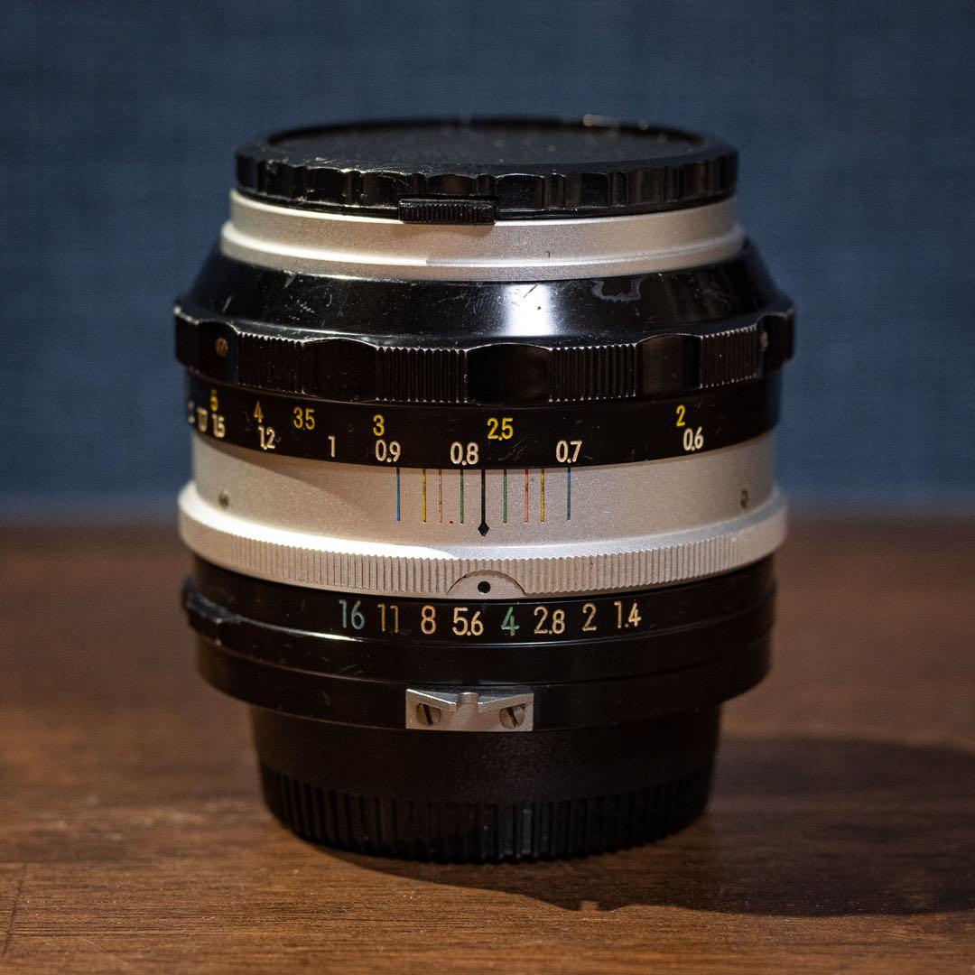 【HS-1フード付】Nikkor-S Auto 50mm F1.4 単焦点レンズ