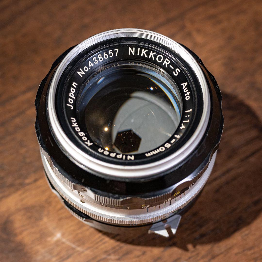 【HS-1フード付】Nikkor-S Auto 50mm F1.4 単焦点レンズ