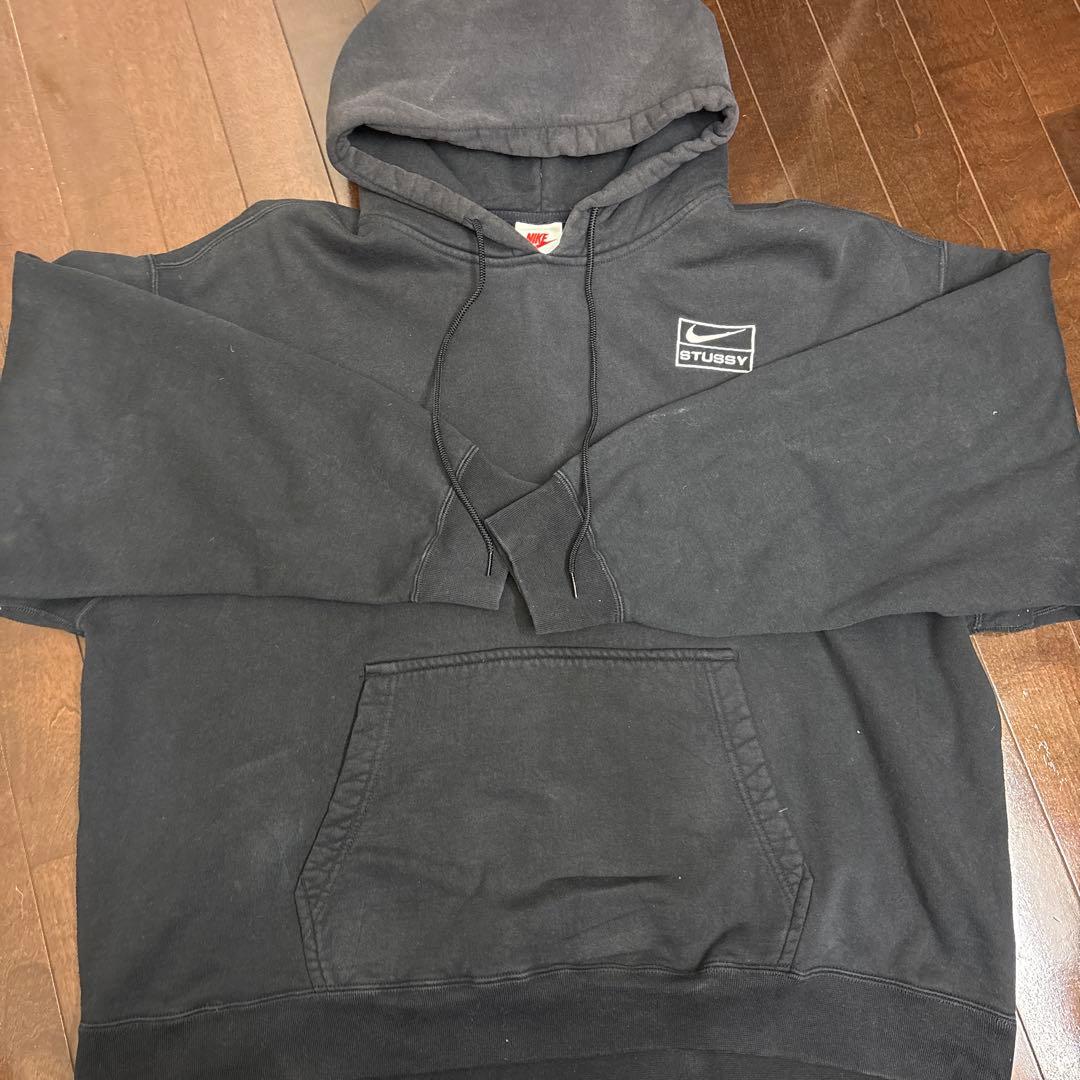 Nike x Stussy ブラック パーカー XL