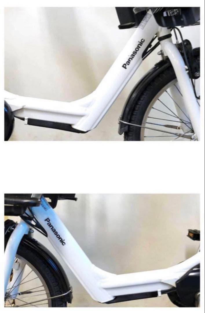 1年保証 送料無料　パナソニック　ギュット　20インチ　白色　電動アシスト自転車