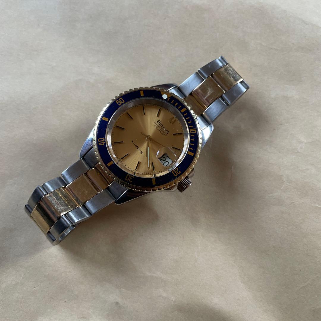 キ*ス様 中古メンズ ブローバ BULOVA ブランド 自動巻き腕時計