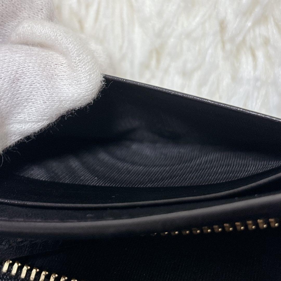美品✨GUCCI GGマトラッセカードケースウォレット ブラック 二つ折り財布