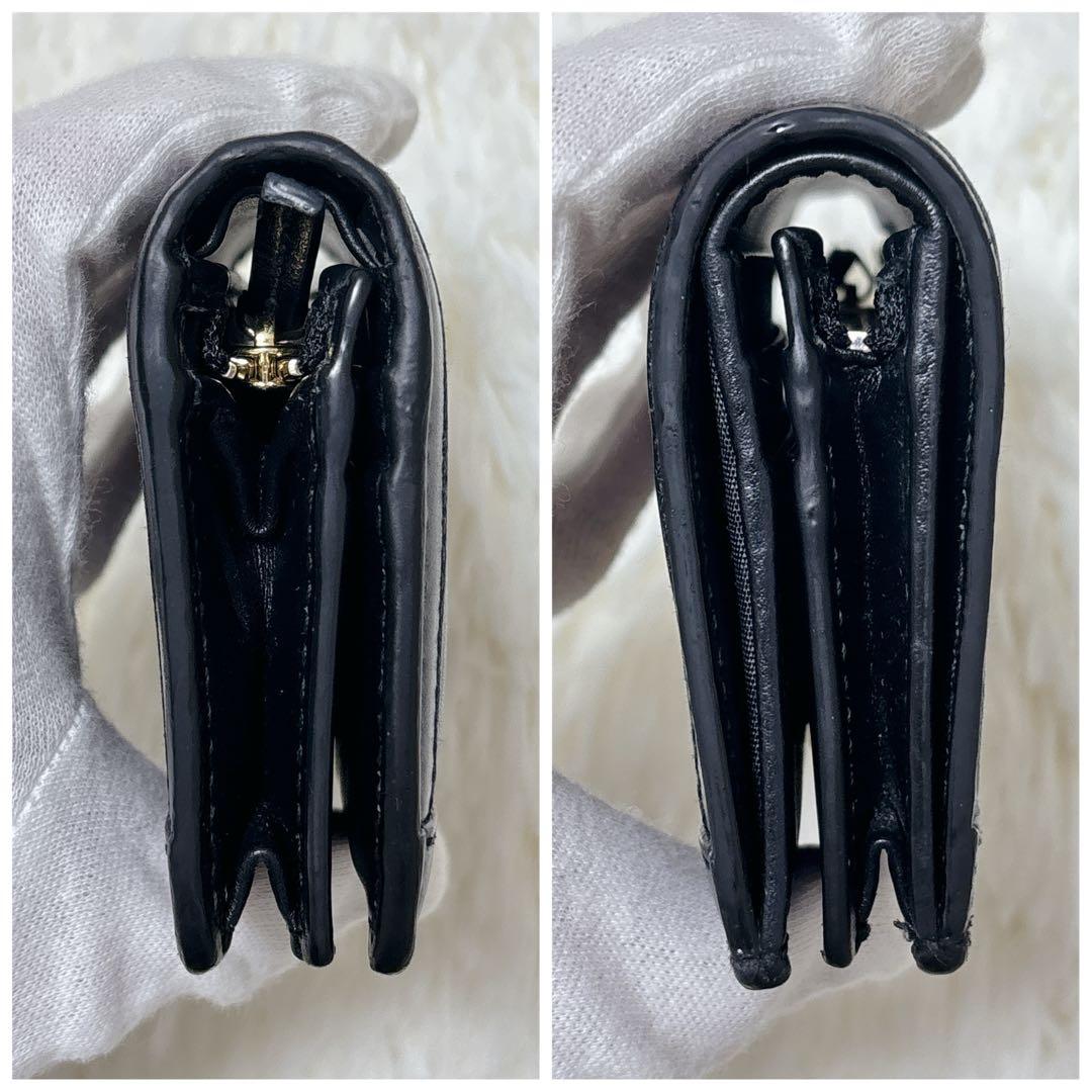 美品✨GUCCI GGマトラッセカードケースウォレット ブラック 二つ折り財布