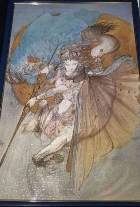 天野喜孝　ジグソーパズル　額付き　完成品 　1000P