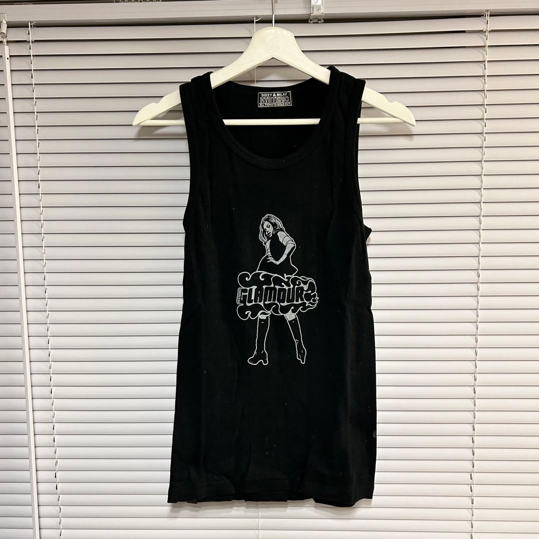 HYSTERIC GLAMOUR ヒステリックグラマーブラックタンクトップ
