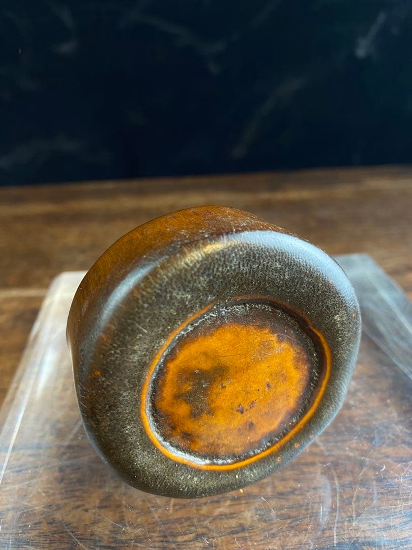 竹製灰皿　水滴　2個セット