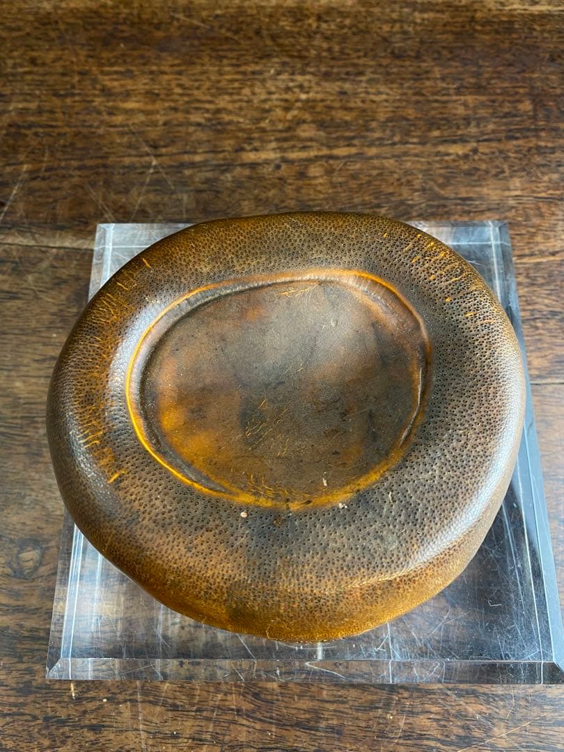 竹製灰皿　水滴　2個セット