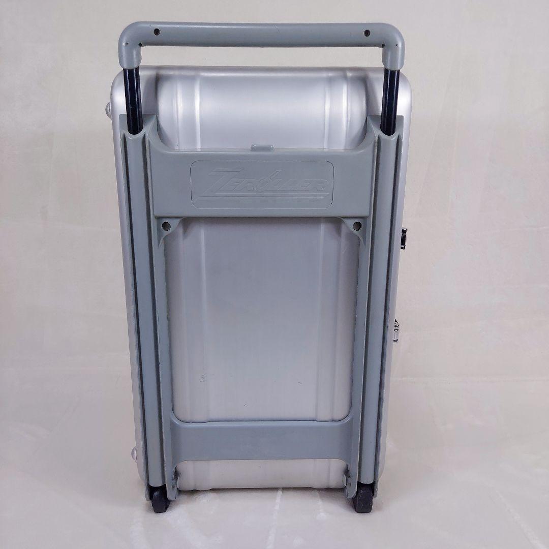 ゼロハリバートン　シルバー　アルミ　スーツケース　キャリーバッグ　2輪