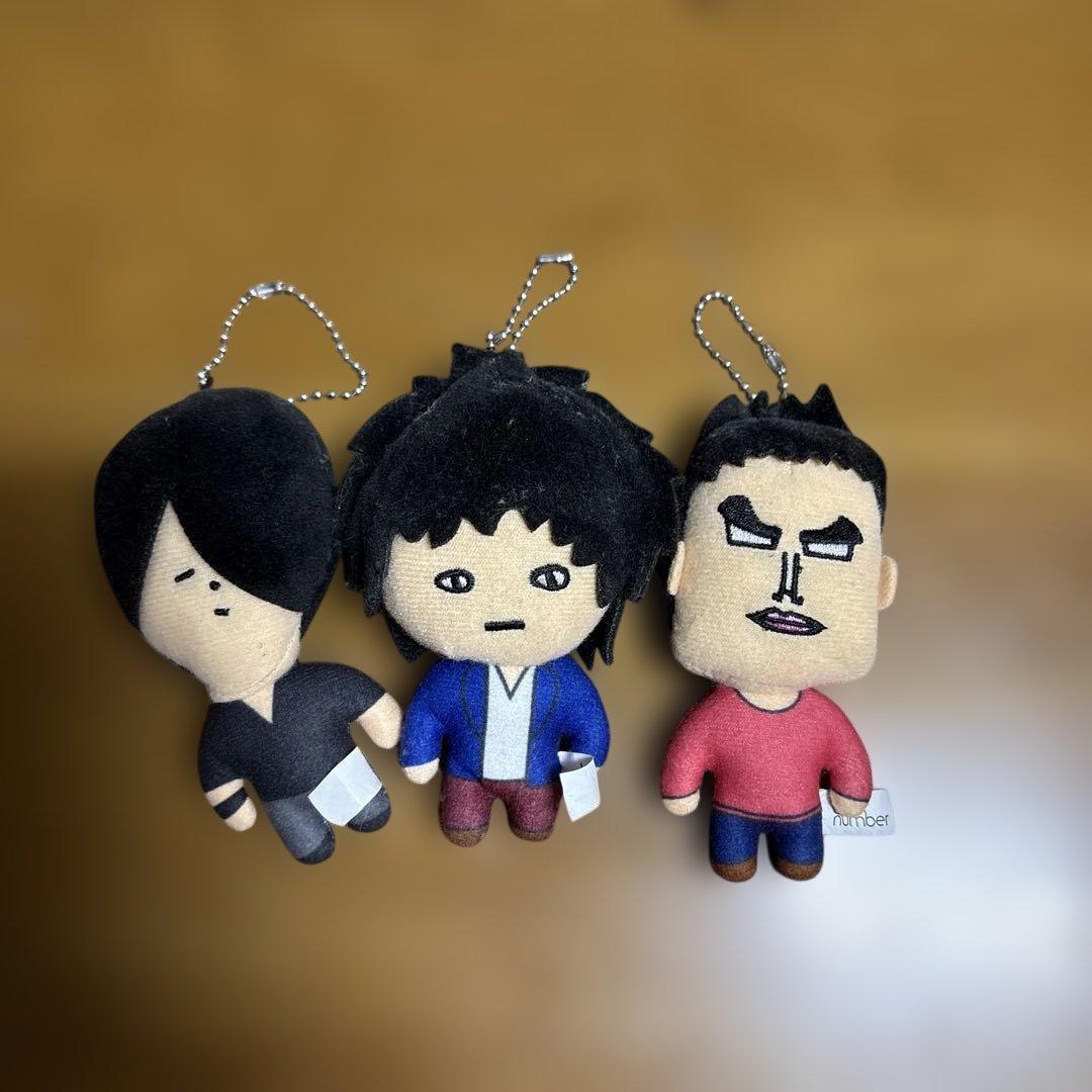back number ぬいぐるみ・マスコット 3体セット