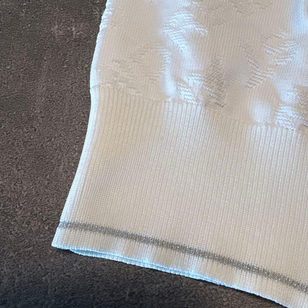 セントアンドリュース　白ニット春秋用　美品‼️