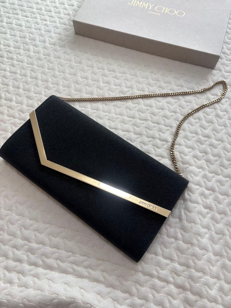 JIMMYCHOOジミーチュウ　ERICA クラッチバッグ　チェーンバッグ