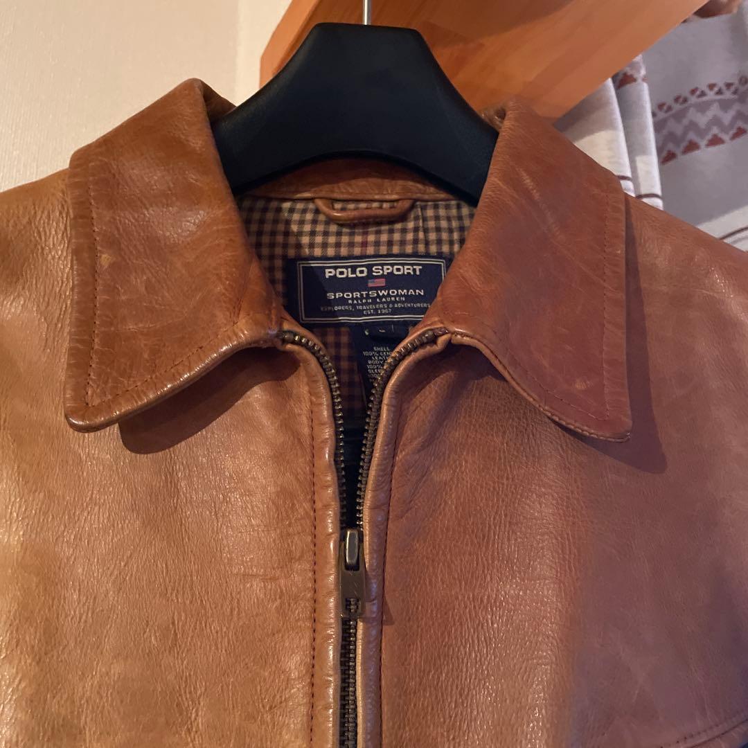 ラルフローレン　レザージャケット　スポーツジャケット
