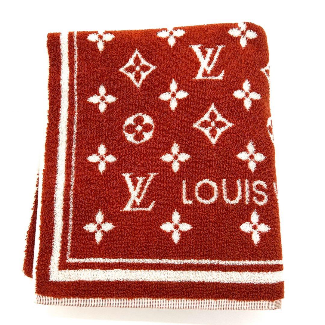 ヴィトン ルイヴィトン LV モノグラム セルヴィエット ビーチタオル